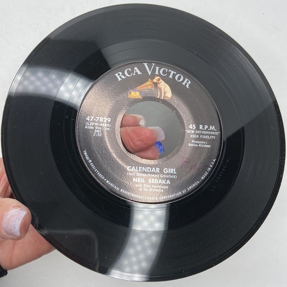 Neil Sedaka The Same Old Fool - Calendar Girl 45 RPM Vinyl Record - Picture 14 of 15